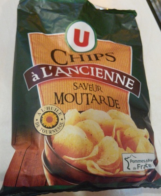 Chips à l'ancienne saveur moutarde paquet de 135g front packaging