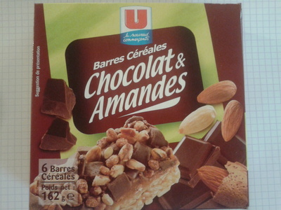 Barres Chocolat Amande aux 4 céréales
