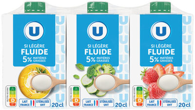 Spécialité laitière fluide UHT 5%MG - bk 3x20cl
