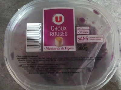 Choux rouges à la moutarde de dijon