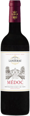 Vin rouge Médoc AOP Chevalier du Landerac front packaging