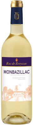Vin AOP blanc Monbazillac moelleux Roc de Breyssac 75cl front packaging