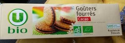 Goûters Fourrés Cacao front packaging