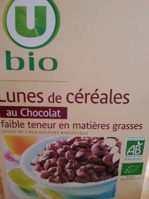 lune de céréales au chocolat