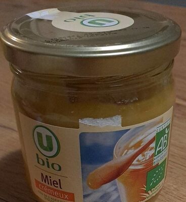 Miel Bio U crémeux front packaging