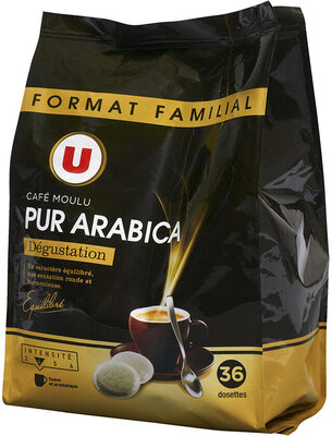 Café pur arabica front packaging