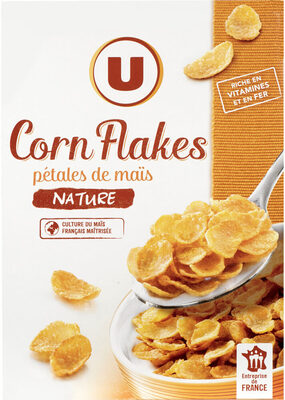 Céréales Corn Flakes paquet de 375g front packaging