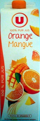Pur jus réfrigéré orange et mangue 1l front packaging