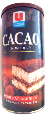 Cacao non sucré pour pâtisserie et boissons cacaotées