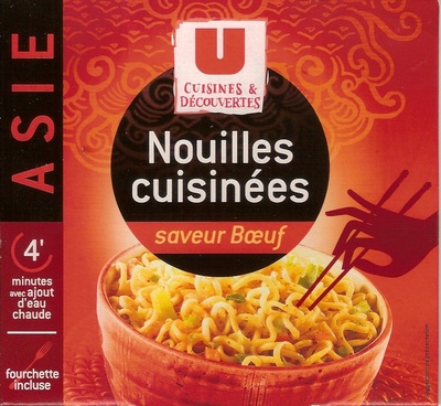 Nouilles cuisinées saveur boeuf