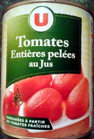 Tomates Entières pelées au Jus
