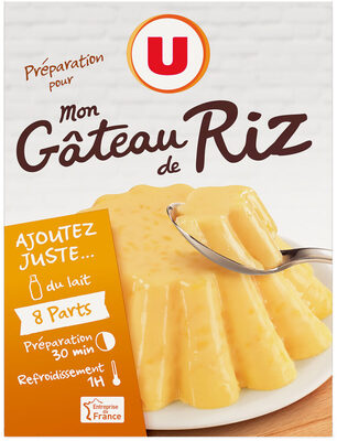 Préparation pour gâteau de riz boîte de 1 dose front packaging