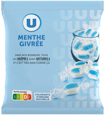 Bonbons à la menthe givrée sachet de 250g