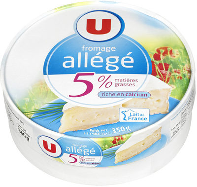 Fromage allégé au lait pasteurisé 5% de MG