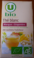 Thé blanc mangue gingembre
