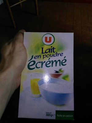 Lait écrémé en poudre 300g front packaging