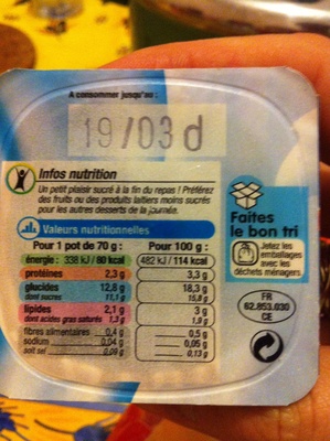 Crème Dessert Bi-goût Choco et Lait