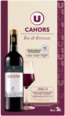 Vin rouge Cahors AOP Roc de Breyssac