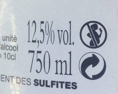 Champagne AOP brut Louis Danremont grande réserve nutrition facts table