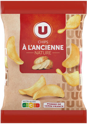 Chips à l'ancienne nature front packaging