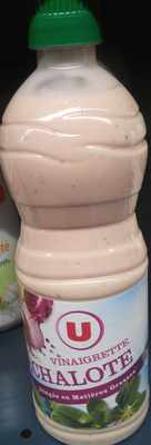 Vinaigrette allégée en matières grasses à l'échalote bouteille de 500ml