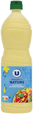 Vinaigrette nature allégée en matières grasses bouteille de 1 litre