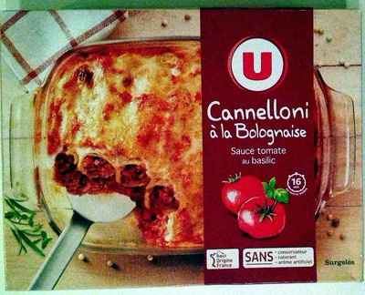 Cannelloni à la bolognaise