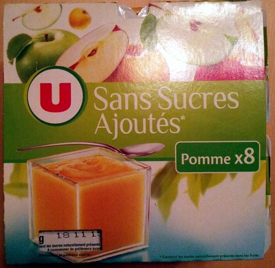 Purée de pommes sans sucres ajoutés 8 pots de 100g