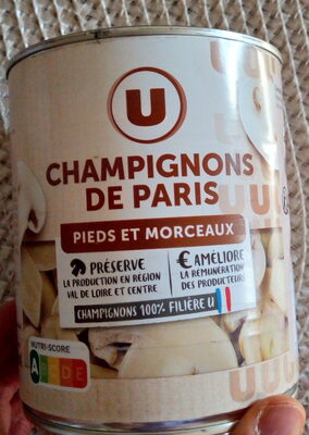 Champignons de Paris pieds et morceaux