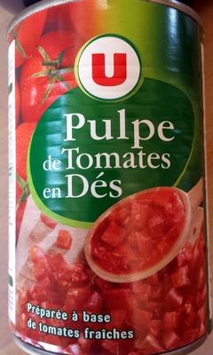 Pulpe de tomates en dés