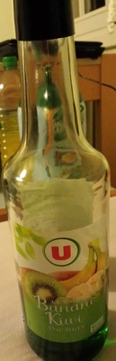 Sirop de recette gourmande banane/kiwi bouteille de 70cl