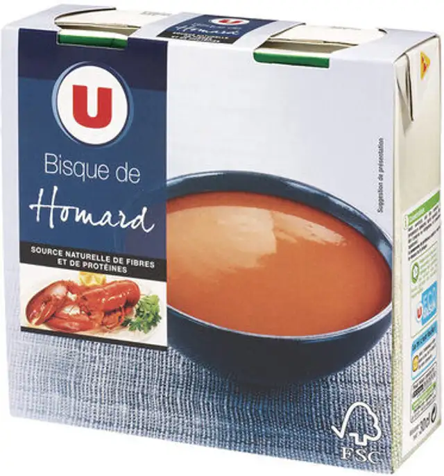Bisque de Homard front packaging