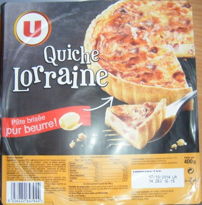 Quiche Lorraine 400g