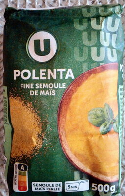 Polenta fine semoule de maïs front packaging
