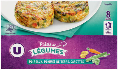 Palets légumes poireau, pomme de terre, carotte 300g