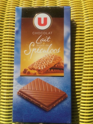 Chocolat Lait éclats de Spéculoos front packaging