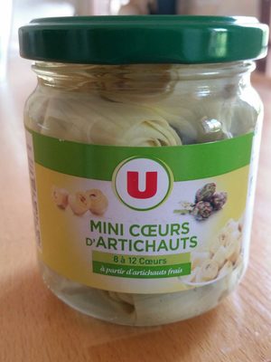 Mini coeurs d'artichauts U, boite de front packaging