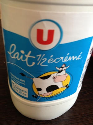 Lait 1/2 écrémé