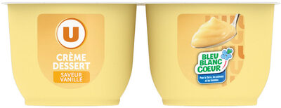 Crème dessert saveur vanille 4x125g