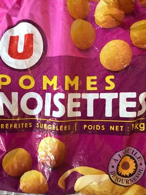 Pommes noisettes u front packaging