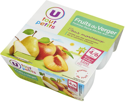 Pots pour bébé dessert pomme fruits du verger