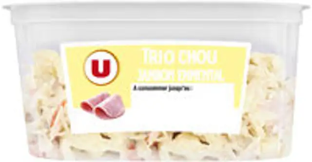 Salade Trio de choux, jambon emmental 300g
