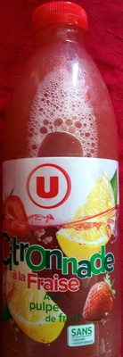 Citronnade à la fraise front packaging