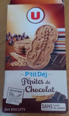 Biscuits Petit déjeuner tout chocolat paquet de 400g