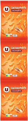 Croquant goût cacahuète sachet 3x90g