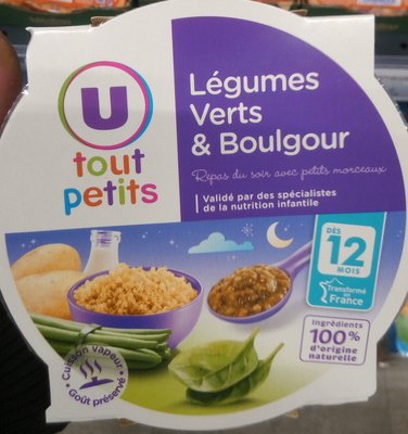 Assiette soir légumes verts et boulghour