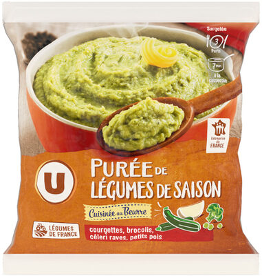 Purée de légumes de saison cuisinée 750g