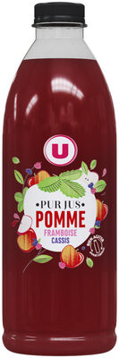 Pur jus pomme framboise cassis flash pasteurisé réfrigéré