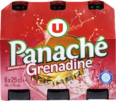 Panaché aromatisé saveur grenadine