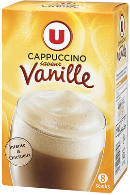 Préparation instantanée pour boisson au café et aromatisée à la vanille